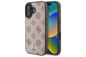 Mobile - Covers & Cases - GUESS Peony Script MagSafe iPhone 16 Case - Brown - 3666339342364