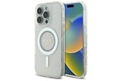 Mobile - Covers & Cases - GUESS IML Rhinestones MagSafe Case for iPhone 16 Pro - White - 3666339305772
