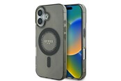 Mobile - Covers & Cases - GUESS IML Rhinestones MagSafe Case for iPhone 16 Plus - Black - 3666339305611