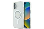 Mobile - Covers & Cases - GUESS IML Rhinestones MagSafe Case for iPhone 16 - White - 3666339305758