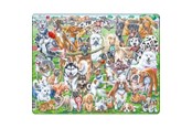 Pusselspel - Larsen Puzzles Happy Dogs Jigsaw Puzzle – 32 pieces Maxi (36.5 x 28.5 cm) 2D Pussel - CZ6