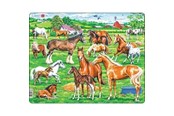 Pusselspel - Larsen Puzzles Beautiful Horses Jigsaw Puzzle – 33 pieces Maxi (36.5 x 28.5 cm) 2D Pussel - FH50