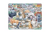 Pusselspel - Larsen Puzzles Cute Cats Jigsaw Puzzle – 45 pieces Maxi (36.5 x 28.5 cm) 2D Pussel - FH51