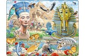 Pusselspel - Larsen Puzzles Sphinx and Pyramids Jigsaw Puzzle – 85 pieces Maxi (36.5 x 28.5 cm) 2D Pussel - HL11
