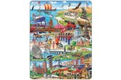 Pusselspel - Larsen Puzzles Denmark Attractions Jigsaw Puzzle – 140 pieces Maxi (36.5 x 28.5 cm) 2D Pussel - KH19