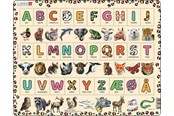 Pusselspel - Larsen Puzzles Animal Alphabet Puzzle – 29 pieces Maxi (36.5 x 28.5 cm) 2D Pussel - LS4329-DK