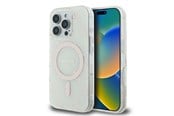 Mobile - Covers & Cases - GUESS IML 4G Background MagSafe iPhone 16 Pro Case - White - 3666339302177