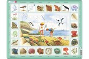 Pusselspel - Larsen Puzzles Nature Puzzle: Seaside – 48 pieces Maxi (36.5 x 28.5 cm) 2D Pussel - NA2