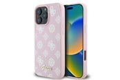 Mobile - Covers & Cases - GUESS Peony Script Logo MagSafe iPhone 16 Pro Case - Pink - 3666339345549
