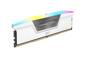 RAM - Corsair Vengeance RGB DDR5-600 - 16GB - CL38 - Single Channel (1 pcs) - AMD EXPO & Intel XMP - Vit med RGB - CMH16GX5M1D6000Z38W