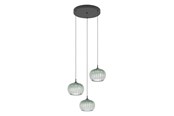 Lampor - EGLO ALAMITO KLUSTER Ø:425 CCT SVART STRUKTUR/GRÖN/KLAR - 902575