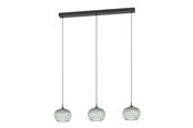 Lampor - EGLO ALAMITO LÅNGBORD L770 CCT 3L SVART STRUKTUR/GRÖN/KLAR - 902574