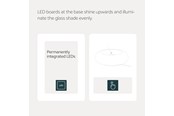 Lampor - EGLO BASILE BORDSLAMPA H108 TOUCH KROM/VIOLETT - 902849