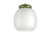 Lampor - EGLO BERARDELLI PENDEL Ø:230 GRÖN/VIT - 902994
