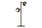 Lampor - EGLO BIMEDA 1 BORDSLAMPA H450 2L GU10 M/BRYT. MÖRK BRONS - 902614