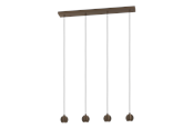 Lampor - EGLO BIMEDA 1 LÅNGBORD L770 4L GU10 MÖRK BRONS - 902613