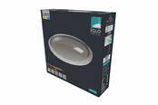 Lampor - EGLO CONISTARINO PLAFOND Ø:400 CCT VIT/BRUN-TRANSP. - 902784