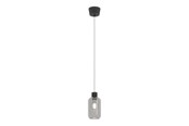 Lampor - EGLO DASMINA PENDEL Ø:130 E27 SVART/SVART-TRANSP. - 903157