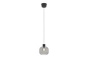 Lampor - EGLO DASMINA PENDEL Ø:200 E27 SVART/SVART-TRANSP. - 903155