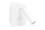 Lampor - EGLO FANZAROTTA SPOT FYRKANT H145 M/BRYTARE + USB-C VIT - 902165