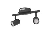 Lampor - EGLO MONTEMURRO SPOTSKENA L320 2L SVART - 902705