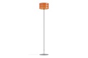 Lampor - EGLO TORTORA GOLVLAMPA H1600 M/BRYTARE. KROM/ORANGE - 903078