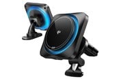 Mobile - Adapters & Chargers - ESR Halolock CryoBoost MagSafe Inductive Charger Holder for Dashboard and Air Vent with Qi 2 15W - Black - 4894240229286