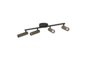 Lampor - EGLO VALPROTO SPOTSKENA L550 4L CCT SVART/MÖRK BRONS - 902703