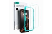 Andra mobiltillbehör - ESR Tempered Glass 2-PACK for iPhone 16 - transparent - 4894240235935