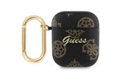 Andra mobiltillbehör - GUESS GUA2PG4GPK AirPods 1/2 cover black/black 4G Hook - 3666339310585