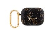 Andra mobiltillbehör - GUESS GUAP2PG4GPK AirPods Pro 2 (2022/2023) cover black/black 4G Hook - 3666339310608