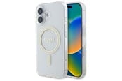 Mobile - Covers & Cases - GUESS GUHMP16MHFGERET iPhone 16 Plus 6.7" transparent hardcase IML Glitter Circle MagSafe - 3666339307561