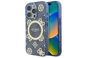 Mobile - Covers & Cases - GUESS GUHMP16XH4PYEEB iPhone 16 Pro Max 6.9" blue/blue hardcase IML Peony On 4G Background MagSafe - 3666339300234