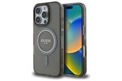Mobile - Covers & Cases - GUESS IML Glitter Circle MagSafe case for iPhone 16 Pro Max - black - 3666339307431