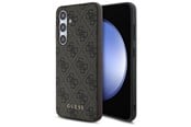 Mobile - Covers & Cases - GUESS GUHCS24FEG4GFBR S24 FE S721 brown/brown hardcase 4G Metal Gold Logo - 3666339386368