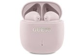 Hörlurar / Headset - GUESS Bluetooth headphones GUTWSJ14ESGP TWS + docking station pink/pink Printed Classic Logo - 3666339294809