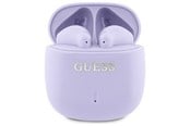 Hörlurar / Headset - GUESS Bluetooth headphones GUTWSJ14ESGU TWS + docking station purple/purple Printed Classic Logo - 3666339294816