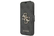 Mobile - Covers & Cases - GUESS GUBKP13X4GMGGR iPhone 13 Pro Max 6.7" gray/gray book 4G Big Metal Logo - 3666339032593
