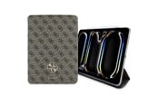 Tablet - Covers & Cases - GUESS GUFC11PM24PS4SGW iPad Pro 11" 2024 brown Magnetic 4G Big Logo - 3666339387983