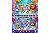 Pusselspel - Larsen Puzzles Jigsaw puzzle: Cute animals dancing on stage – 13 pieces Midi (28.5 cm x 18.3 cm) 2 assorted designs 2D Pussel - U24