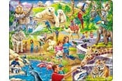 Pusselspel - Larsen Puzzles Zoo Jigsaw Puzzle – 48 pieces Maxi (36.5 x 28.5 cm) 2D Pussel - US30