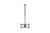 Väggfäste, AV-Möbel - Deltaco ARM-0404-B Office Telescopic ceiling mount 1090-1690mm 2x 37-86" 45 kg - Max 50 kg - recommended for 86" - ARM-0404-B