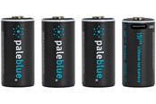 Battery - paleblue Pale Blue CR123 Rechargeable Batteries 4-Pack inc - PB-CR123A-C