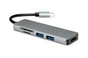 Dockning - Roline - docking station - USB-C - HDMI - 12.02.1019
