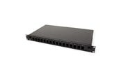 Nätverks tillbehör - Roline patch panel (blank) - 1U - optic for keystones - 21.17.0351