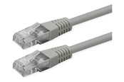 Nätverkskabel - Roline patch cable - 5 m - grey RAL 7035 - Grå - 21.51.0935