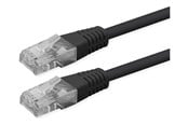 Nätverkskabel - Roline patch cable - 1 m - black pantone 3C - Svart - 21.51.1535