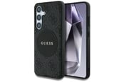 Mobile - Covers & Cases - GUESS 4G Round Patch Classic Logo MagSafe case for Samsung Galaxy S25 Plus black - 3666339448936