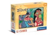 Pusselspel - Clementoni Cubi - Stitch 12 pieces Block - 41347