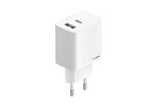 Mobile - Adapters & Chargers - OPPO SuperVOOC 45W USB-A + USB-C Wall Charger - White - 110110230159